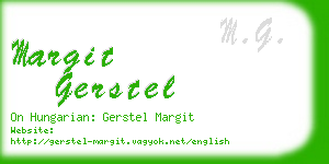 margit gerstel business card